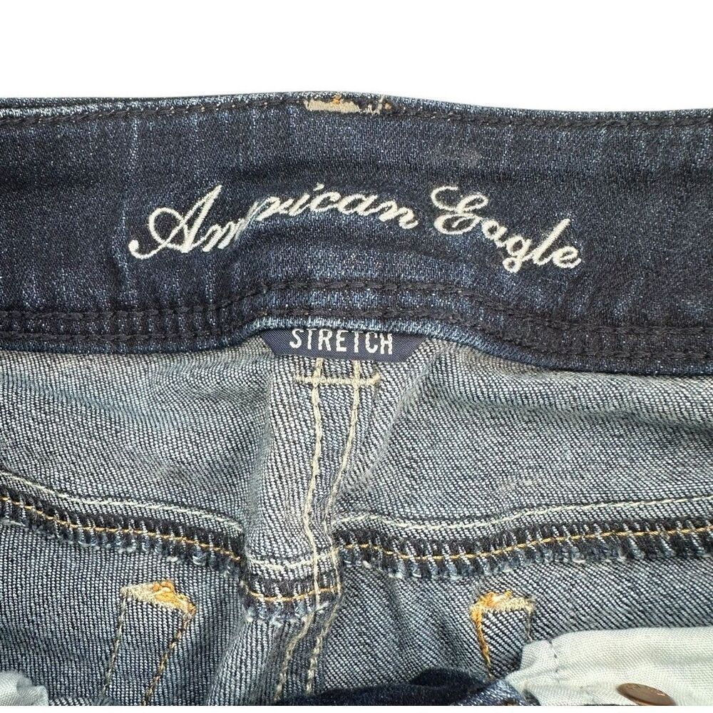 American Eagle Stretch Slim Boot Cut Medium Wash Stretch Jeans Women’s Size 2 - Picture 3 of 14